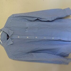 Vineyard Vines Blue and White Checkered Shirt